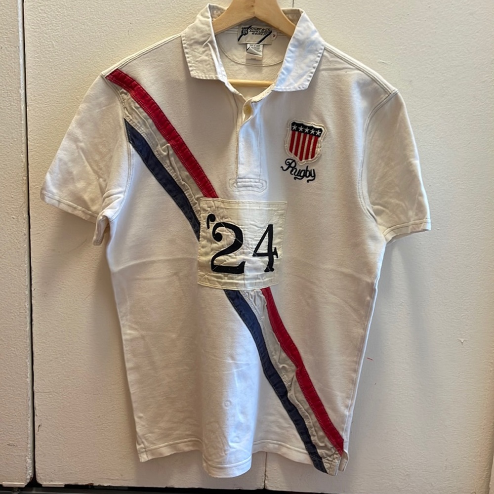 Used Vintage Polo Rugby RL Men’s Short Sleeve S/S Polo Shirt Size Medium